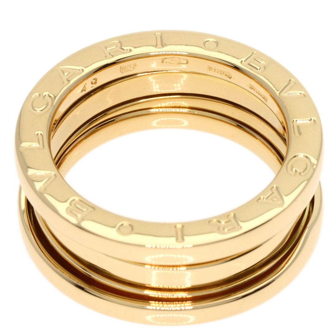 BVLGARI Ring 18K Yellow Gold gold B-zero1 B-zero1 2 band S #49 Women Used Authentic