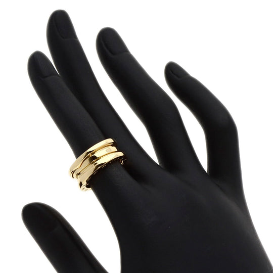 BVLGARI Ring 18K Yellow Gold gold B-zero1 B-zero1 2 band S #49 Women Used Authentic