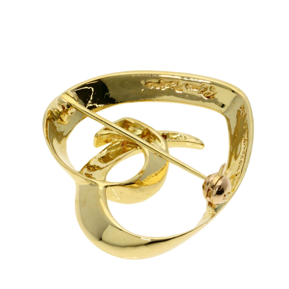 TIFFANY&Co. Brooch 18K Yellow Gold gold Heart diamond