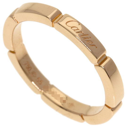 CARTIER Ring 18K Pink Gold gold Maillon PANTHERE Wedding #55 Women Used Authentic