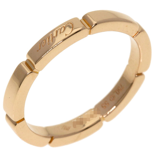 CARTIER Ring 18K Pink Gold gold Maillon PANTHERE Wedding #55 Women Used Authentic