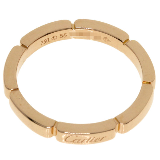 CARTIER Ring 18K Pink Gold gold Maillon PANTHERE Wedding #55 Women Used Authentic