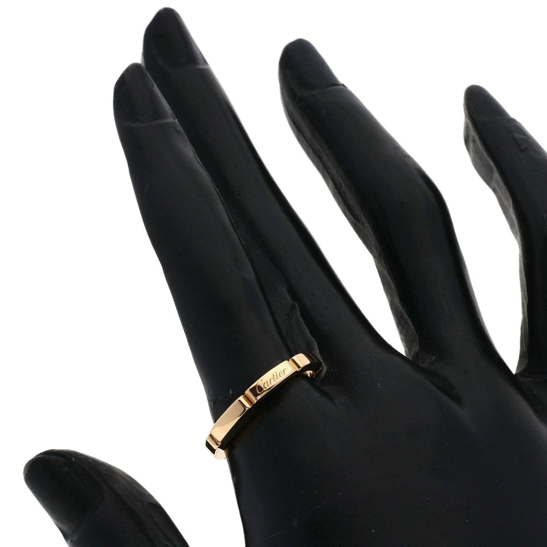 CARTIER Ring 18K Pink Gold gold Maillon PANTHERE Wedding #55 Women Used Authentic