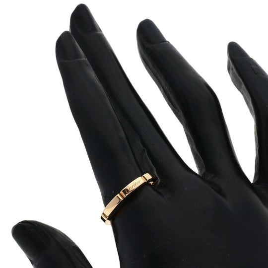 CARTIER Ring 18K Pink Gold gold Maillon PANTHERE Wedding #55 Women Used Authentic