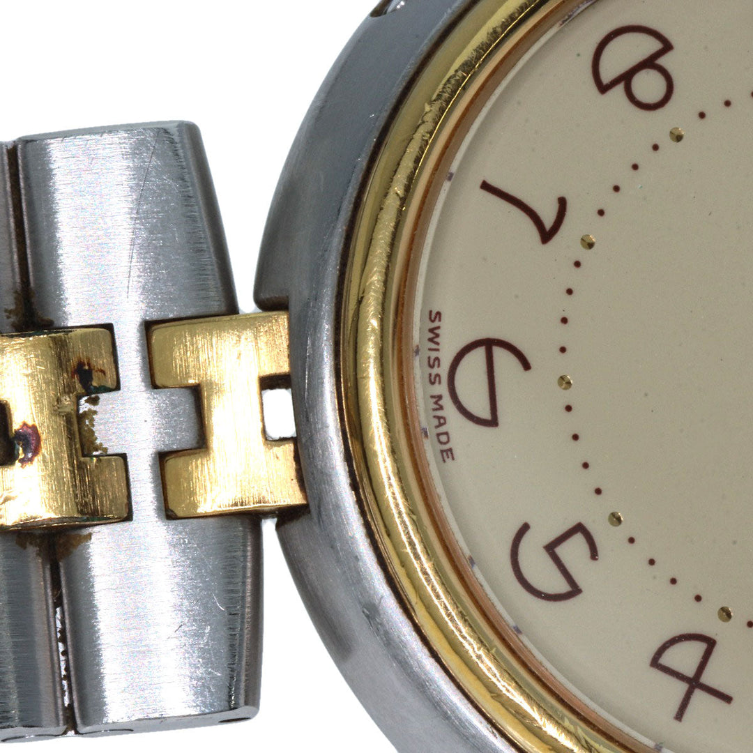 HERMES Watches Quartz Stainless Steel , SSxGP gold profile cream dial mens Used Authentic