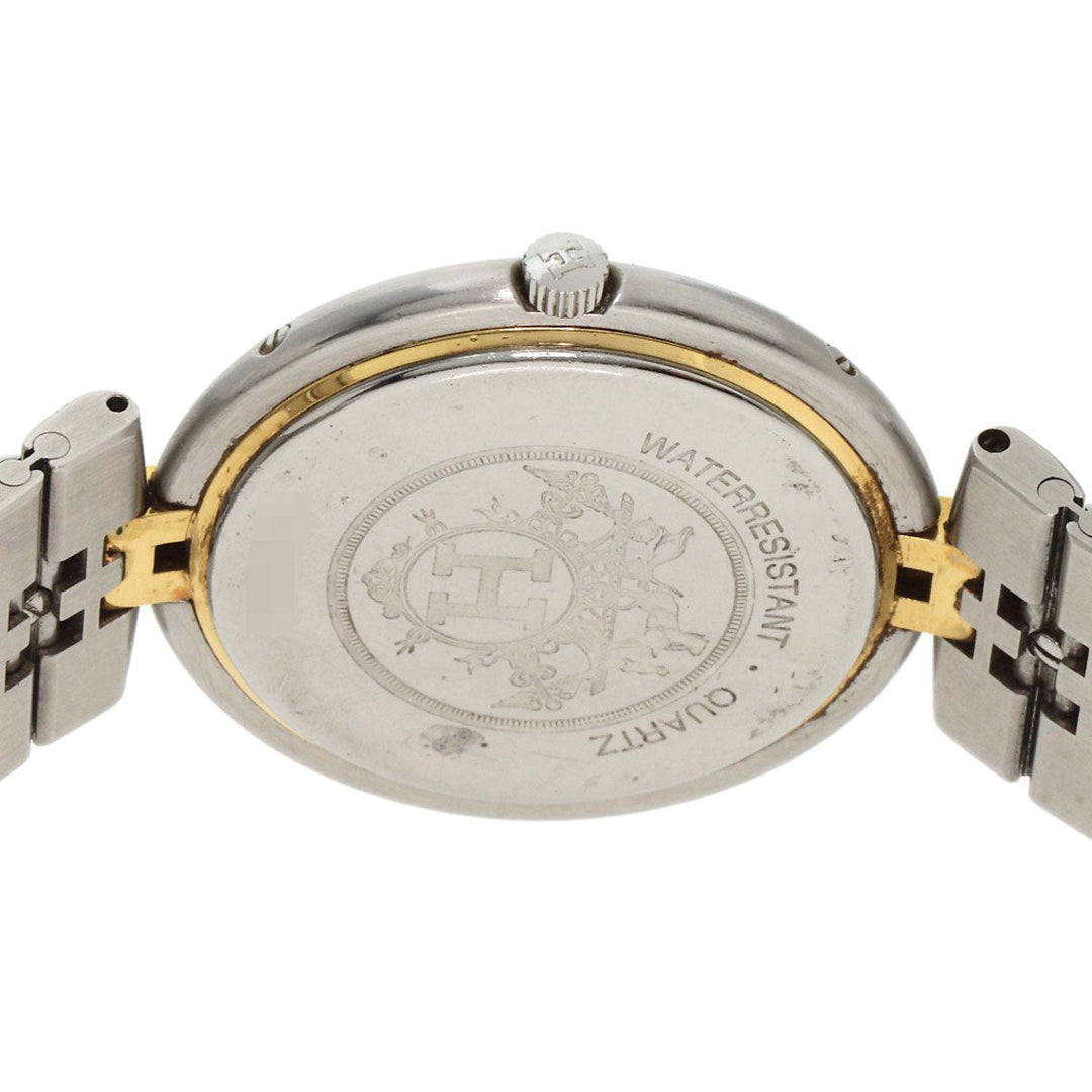 HERMES Watches Quartz Stainless Steel , SSxGP gold profile cream dial mens Used Authentic