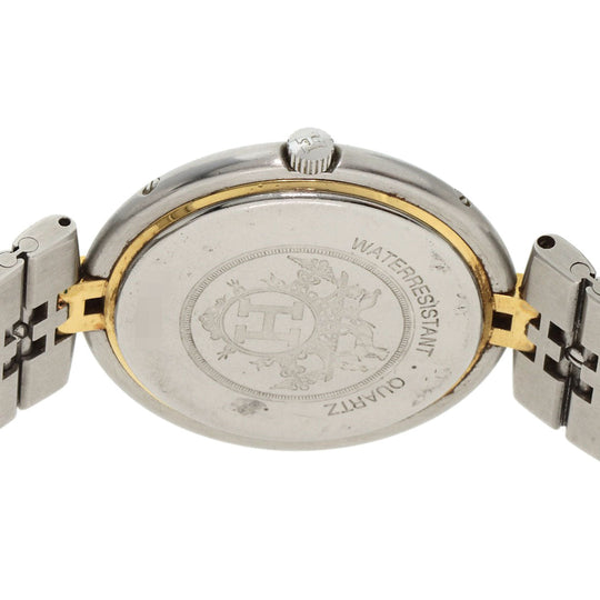 HERMES Watches Quartz Stainless Steel , SSxGP gold profile cream dial mens Used Authentic