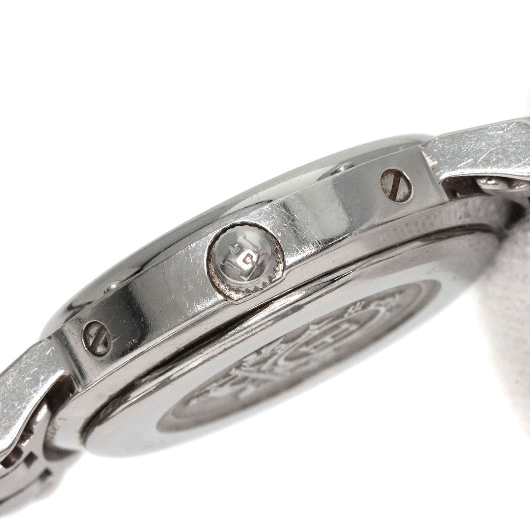 HERMES Watches Quartz CL4.210 Stainless Steel , Stainless Steel Silver Clipper white dial Women Used Authentic