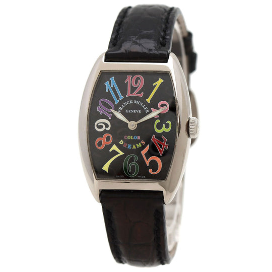 FRANCK MULLER Watches Quartz 7502QZ K18WG Silver Tonocar Vex Color Dream black dial