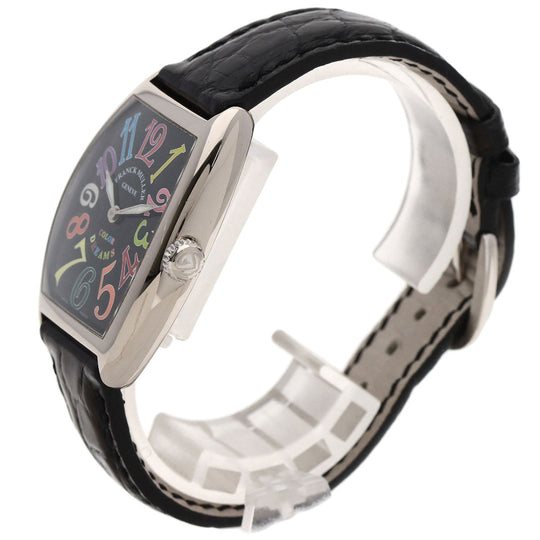 FRANCK MULLER Watches Quartz 7502QZ K18WG Silver Tonocar Vex Color Dream black dial