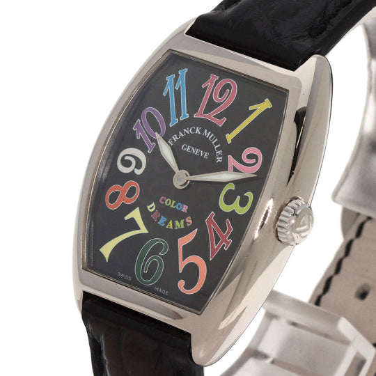 FRANCK MULLER Watches Quartz 7502QZ K18WG Silver Tonocar Vex Color Dream black dial