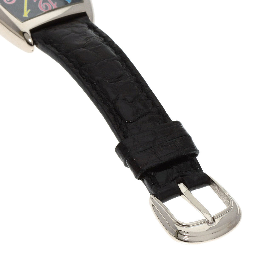 FRANCK MULLER Watches Quartz 7502QZ K18WG Silver Tonocar Vex Color Dream black dial