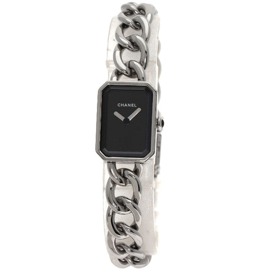 CHANEL Watches Quartz H3248 Stainless Steel , Stainless Steel Silver Premier 0.9" black dial Women Used Authentic