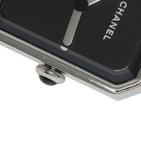 CHANEL Watches Quartz H3248 Stainless Steel , Stainless Steel Silver Premier 0.9" black dial Women Used Authentic