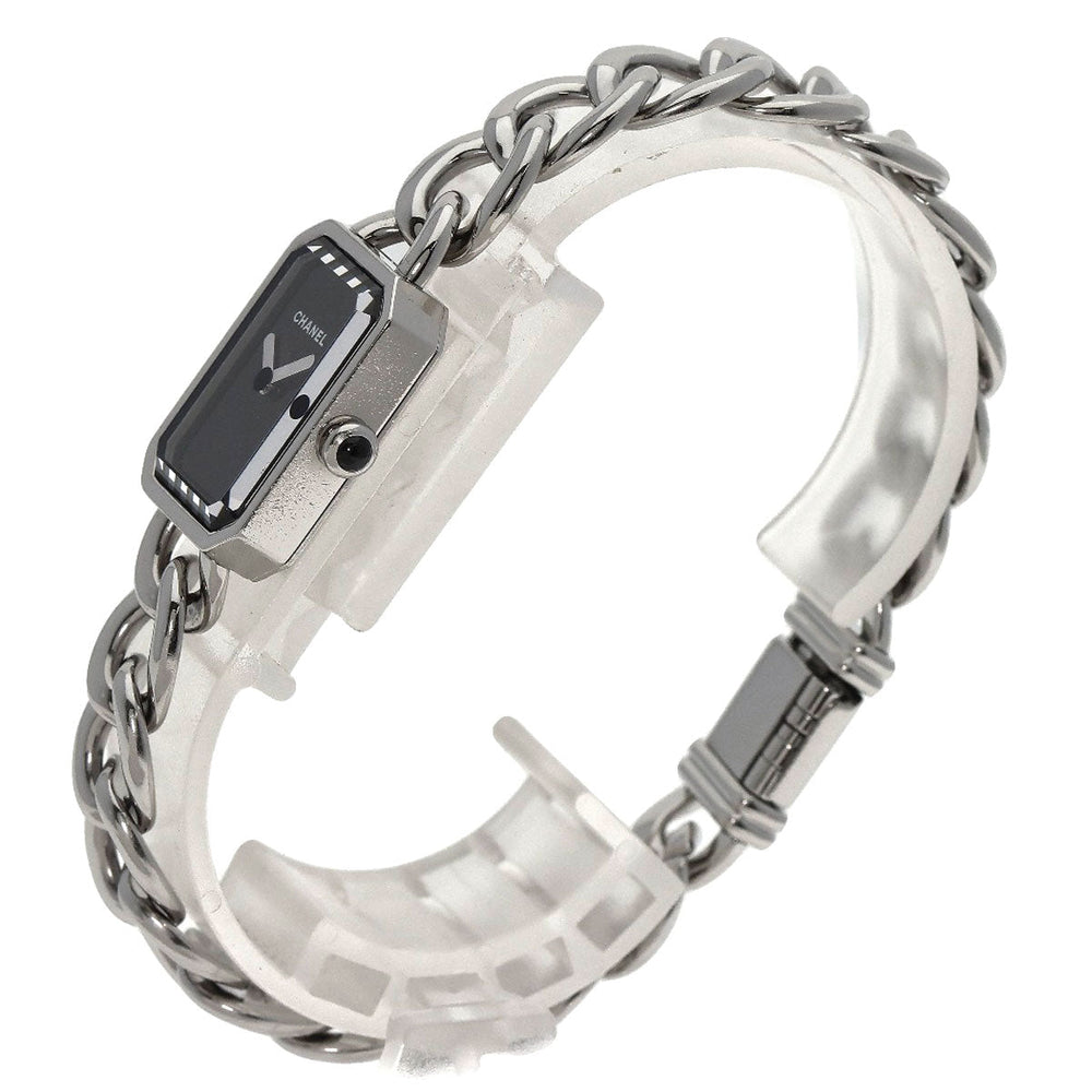 CHANEL Watches Quartz H3248 Stainless Steel , Stainless Steel Silver Premier 0.9" black dial Women Used Authentic