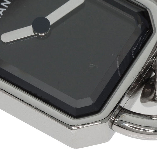 CHANEL Watches Quartz H3248 Stainless Steel , Stainless Steel Silver Premier 0.9" black dial Women Used Authentic