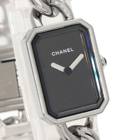 CHANEL Watches Quartz H3248 Stainless Steel , Stainless Steel Silver Premier 0.9" black dial Women Used Authentic