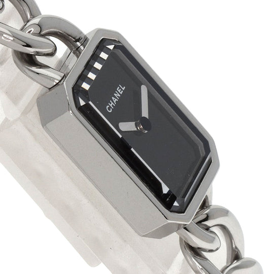 CHANEL Watches Quartz H3248 Stainless Steel , Stainless Steel Silver Premier 0.9" black dial Women Used Authentic