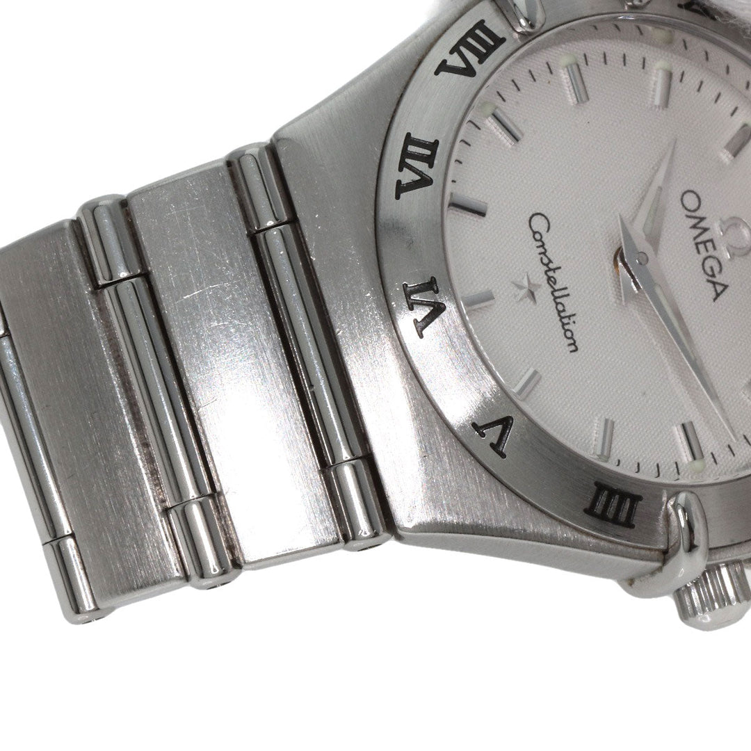 OMEGA Watches Quartz 1572.30 Stainless Steel , Stainless Steel Silver Constellation Silver dial Women Used Authentic
