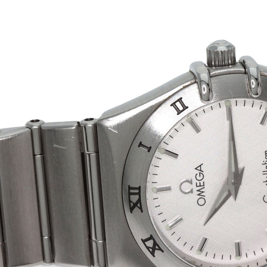 OMEGA Watches Quartz 1572.30 Stainless Steel , Stainless Steel Silver Constellation Silver dial Women Used Authentic