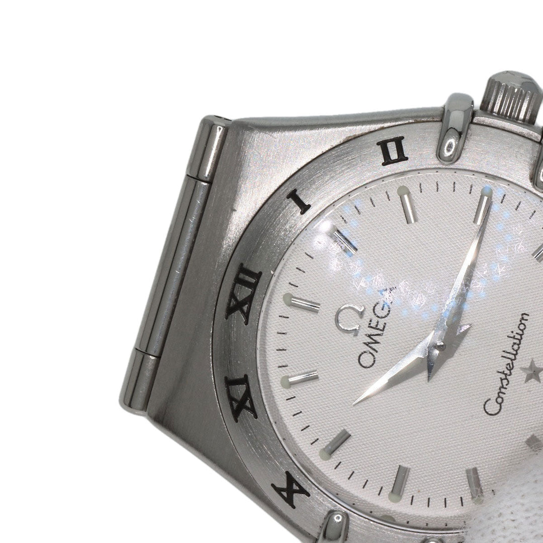 OMEGA Watches Quartz 1572.30 Stainless Steel , Stainless Steel Silver Constellation Silver dial Women Used Authentic