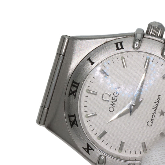 OMEGA Watches Quartz 1572.30 Stainless Steel , Stainless Steel Silver Constellation Silver dial Women Used Authentic