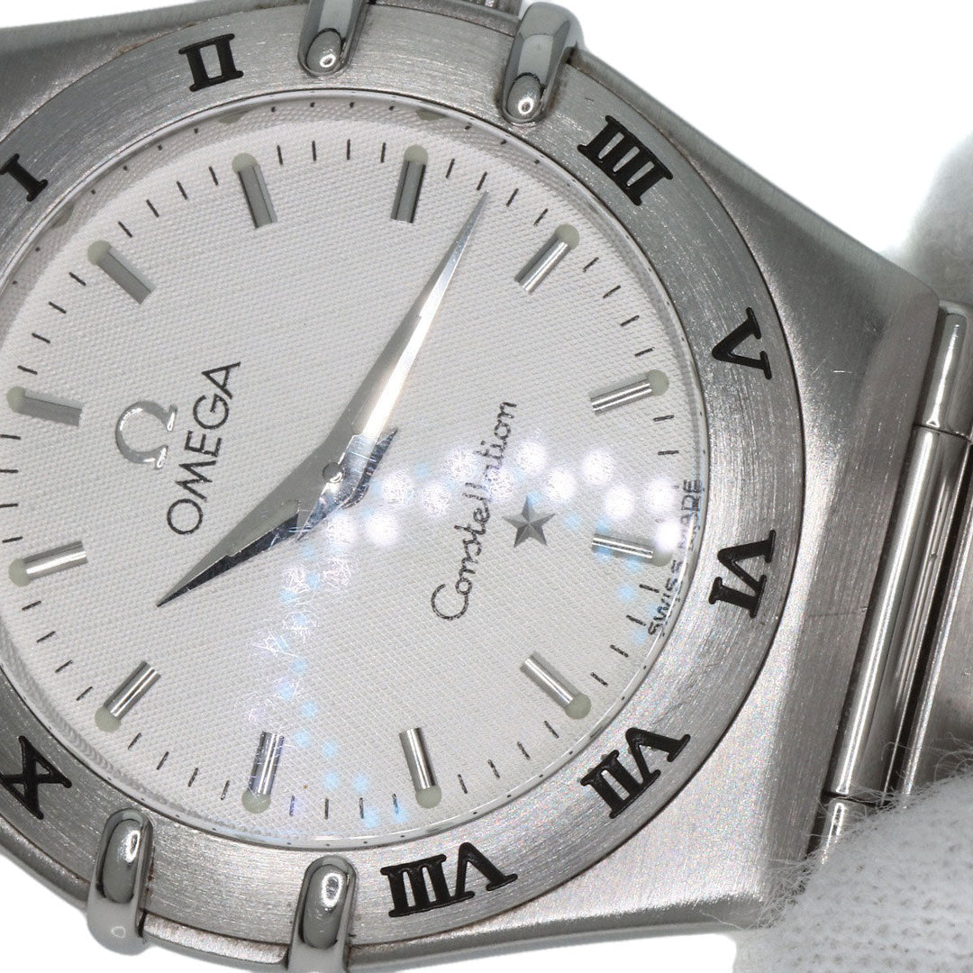 OMEGA Watches Quartz 1572.30 Stainless Steel , Stainless Steel Silver Constellation Silver dial Women Used Authentic