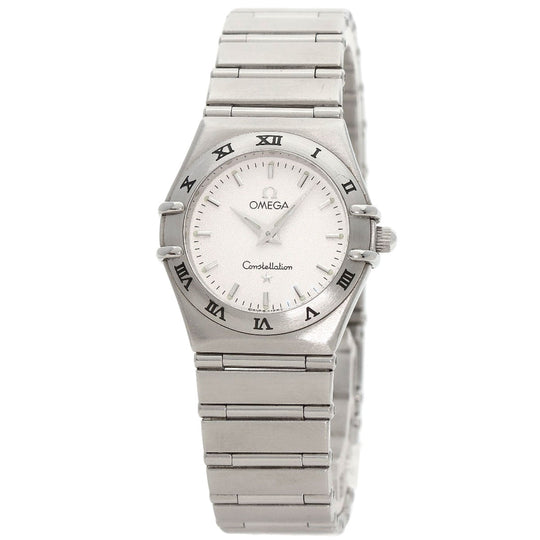 OMEGA Watches Quartz 1572.30 Stainless Steel , Stainless Steel Silver Constellation Silver dial Women Used Authentic