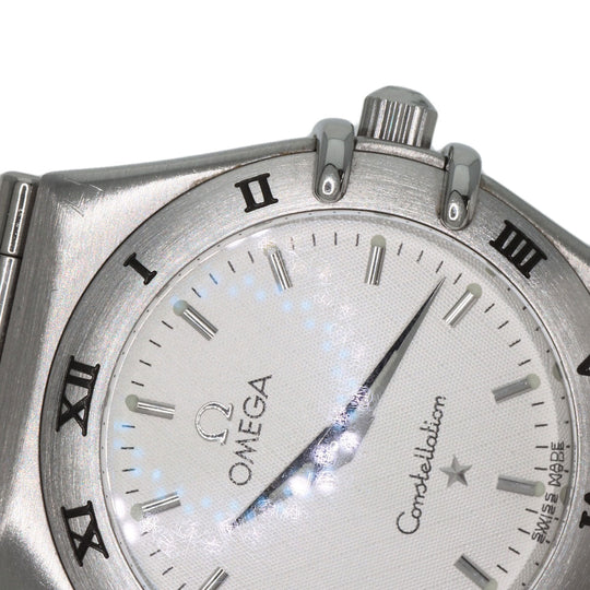 OMEGA Watches Quartz 1572.30 Stainless Steel , Stainless Steel Silver Constellation Silver dial Women Used Authentic