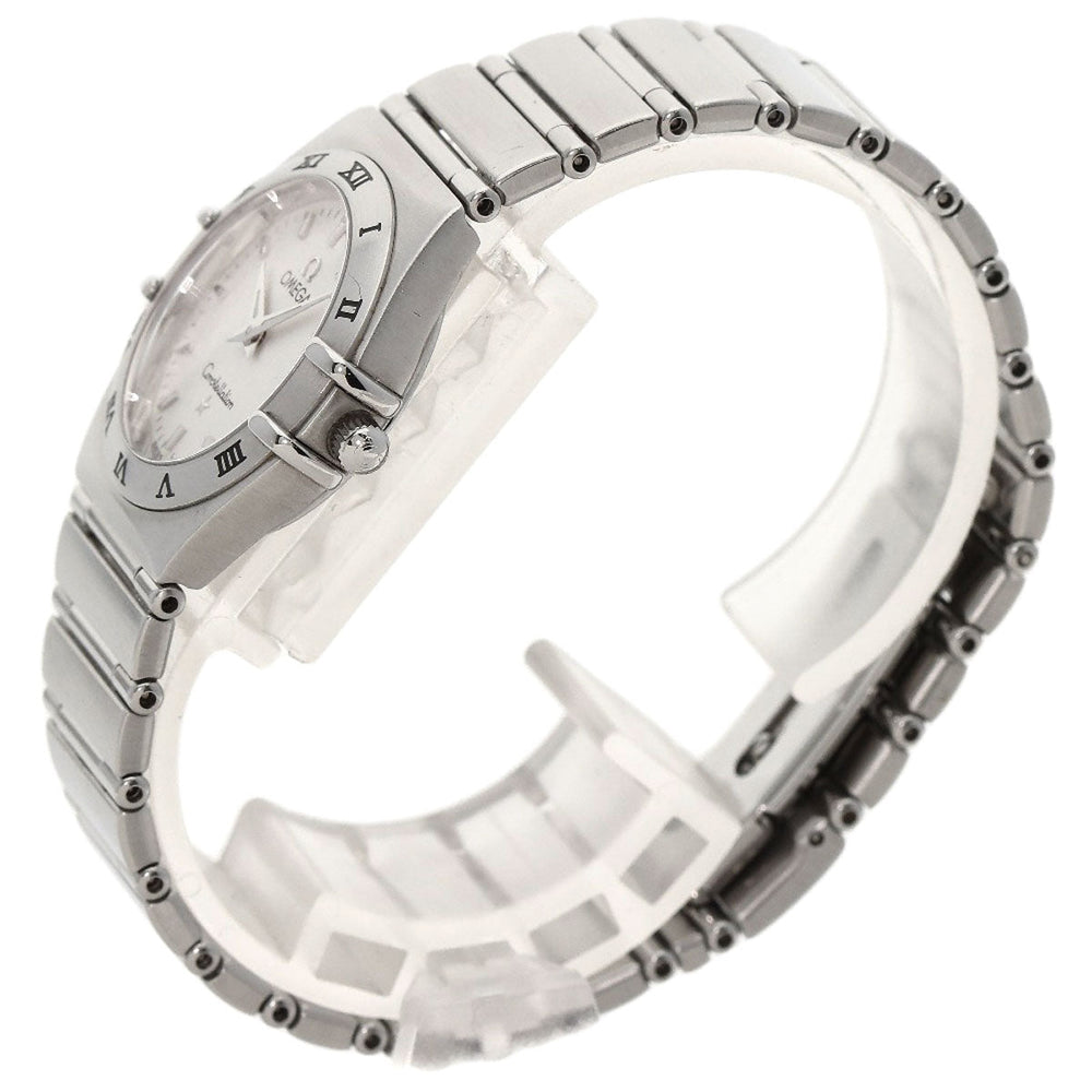 OMEGA Watches Quartz 1572.30 Stainless Steel , Stainless Steel Silver Constellation Silver dial Women Used Authentic