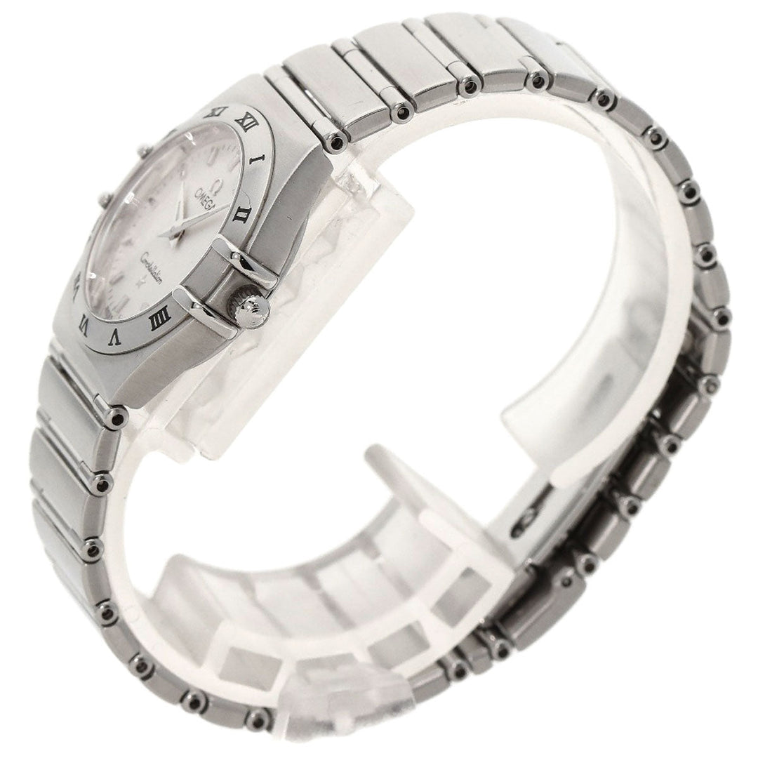 OMEGA Watches Quartz 1572.30 Stainless Steel , Stainless Steel Silver Constellation Silver dial Women Used Authentic