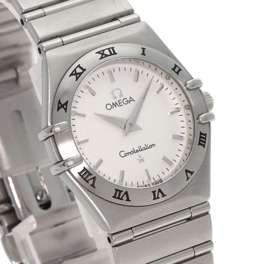 OMEGA Watches Quartz 1572.30 Stainless Steel , Stainless Steel Silver Constellation Silver dial Women Used Authentic