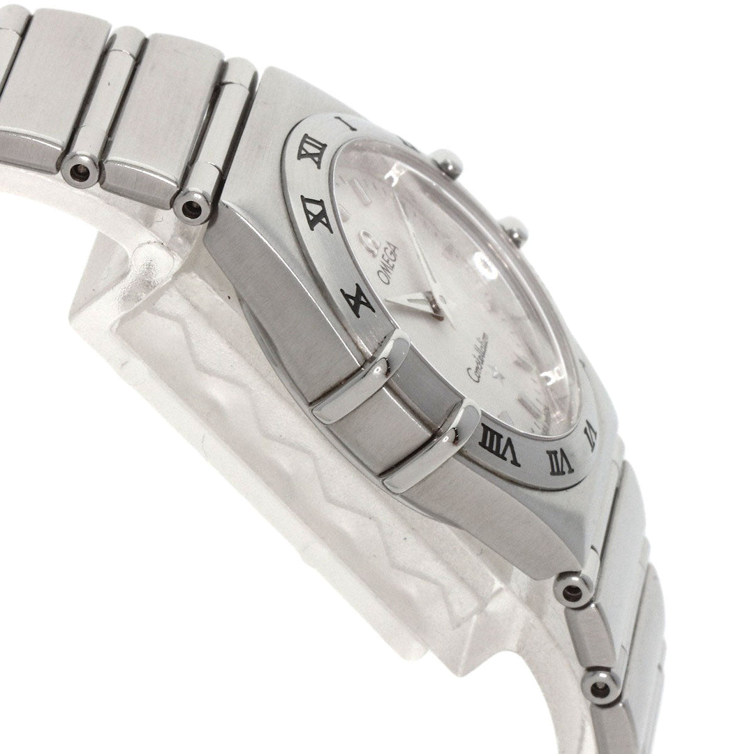 OMEGA Watches Quartz 1572.30 Stainless Steel , Stainless Steel Silver Constellation Silver dial Women Used Authentic