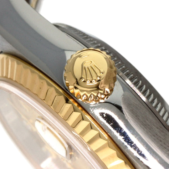 ROLEX Watches Quartz 79173G Stainless Steel , SSxK18YG gold Datejust 10P Diamond Champagne Gold dial Women Used Authentic
