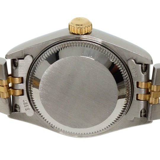 ROLEX Watches Quartz 79173G Stainless Steel , SSxK18YG gold Datejust 10P Diamond Champagne Gold dial Women Used Authentic