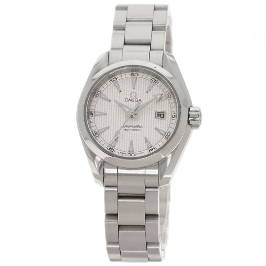 OMEGA Watches Quartz 231.10.30.61.02.002 Stainless Steel , Stainless Steel Silver Seamaster Aqua Terra Silver dial Women Used Authentic