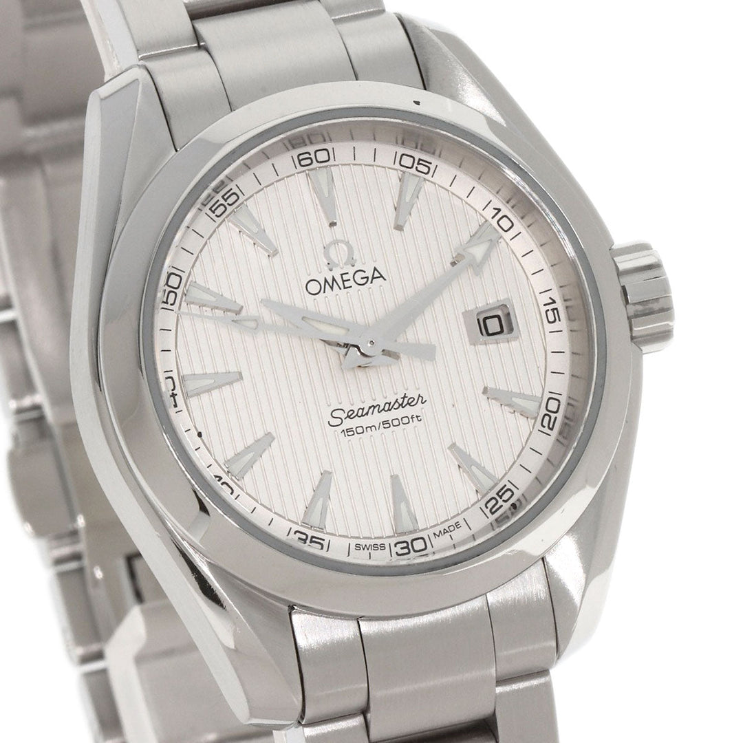 OMEGA Watches Quartz 231.10.30.61.02.002 Stainless Steel , Stainless Steel Silver Seamaster Aqua Terra Silver dial Women Used Authentic
