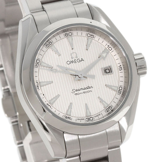 OMEGA Watches Quartz 231.10.30.61.02.002 Stainless Steel , Stainless Steel Silver Seamaster Aqua Terra Silver dial Women Used Authentic