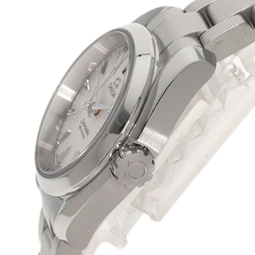 OMEGA Watches Quartz 231.10.30.61.02.002 Stainless Steel , Stainless Steel Silver Seamaster Aqua Terra Silver dial Women Used Authentic