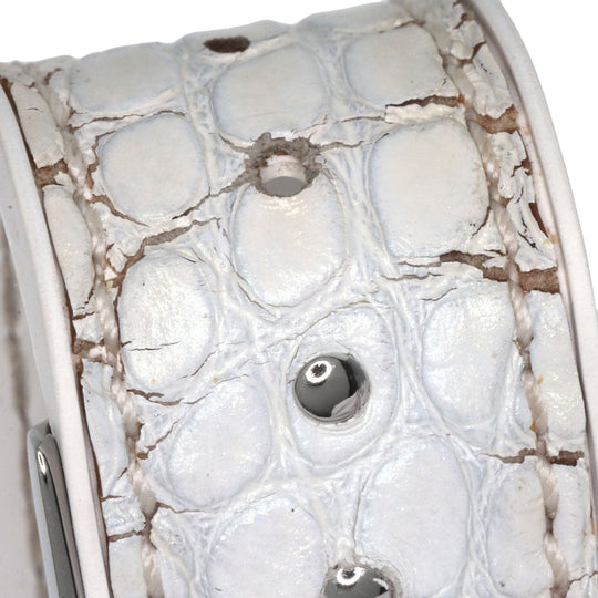 HUBLOT Watches Quartz 361.SE.6010.RW.1104 Stainless Steel, Rubber x Leather, Diamond Silver Big Bang All White Mother of Pearl White shell dial Women Used Authentic