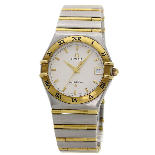 OMEGA Watches Quartz 1312.30 Stainless Steel , SSxK18YG gold Constellation Ivory dial mens Used Authentic