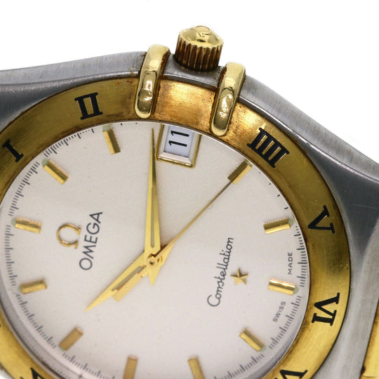 OMEGA Watches Quartz 1312.30 Stainless Steel , SSxK18YG gold Constellation Ivory dial mens Used Authentic