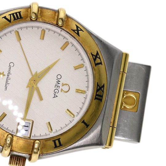 OMEGA Watches Quartz 1312.30 Stainless Steel , SSxK18YG gold Constellation Ivory dial mens Used Authentic