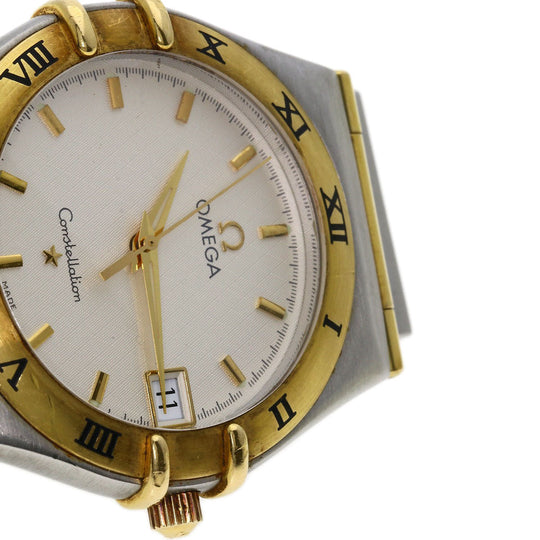 OMEGA Watches Quartz 1312.30 Stainless Steel , SSxK18YG gold Constellation Ivory dial mens Used Authentic