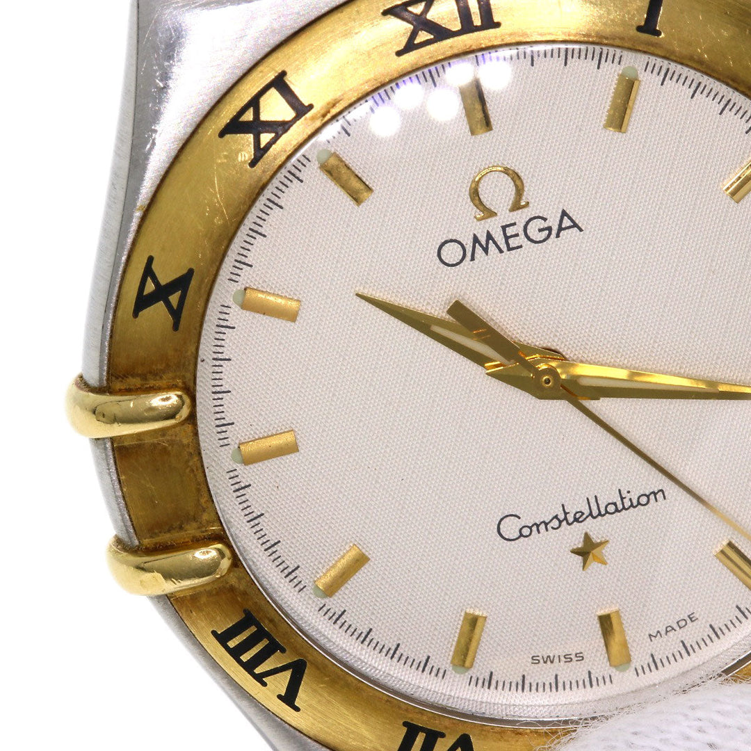 OMEGA Watches Quartz 1312.30 Stainless Steel , SSxK18YG gold Constellation Ivory dial mens Used Authentic