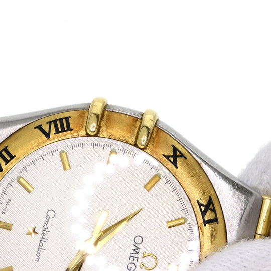 OMEGA Watches Quartz 1312.30 Stainless Steel , SSxK18YG gold Constellation Ivory dial mens Used Authentic