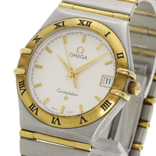 OMEGA Watches Quartz 1312.30 Stainless Steel , SSxK18YG gold Constellation Ivory dial mens Used Authentic