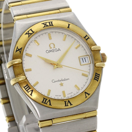 OMEGA Watches Quartz 1312.30 Stainless Steel , SSxK18YG gold Constellation Ivory dial mens Used Authentic