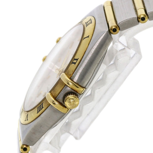 OMEGA Watches Quartz 1312.30 Stainless Steel , SSxK18YG gold Constellation Ivory dial mens Used Authentic