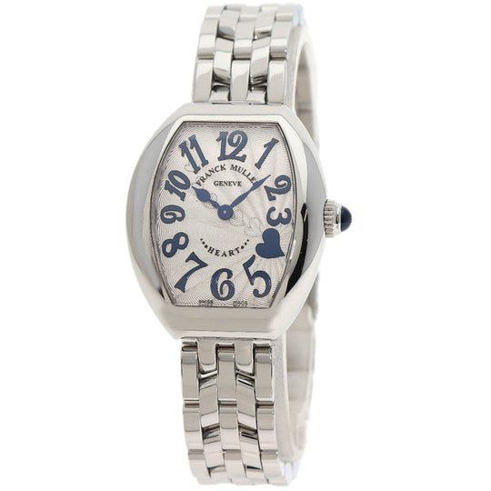FRANCK MULLER Watches Quartz 5002SQZC4H Stainless Steel , Stainless Steel Silver Heart to Heart Limited to 300 pieces Silver dial Women Used Authentic